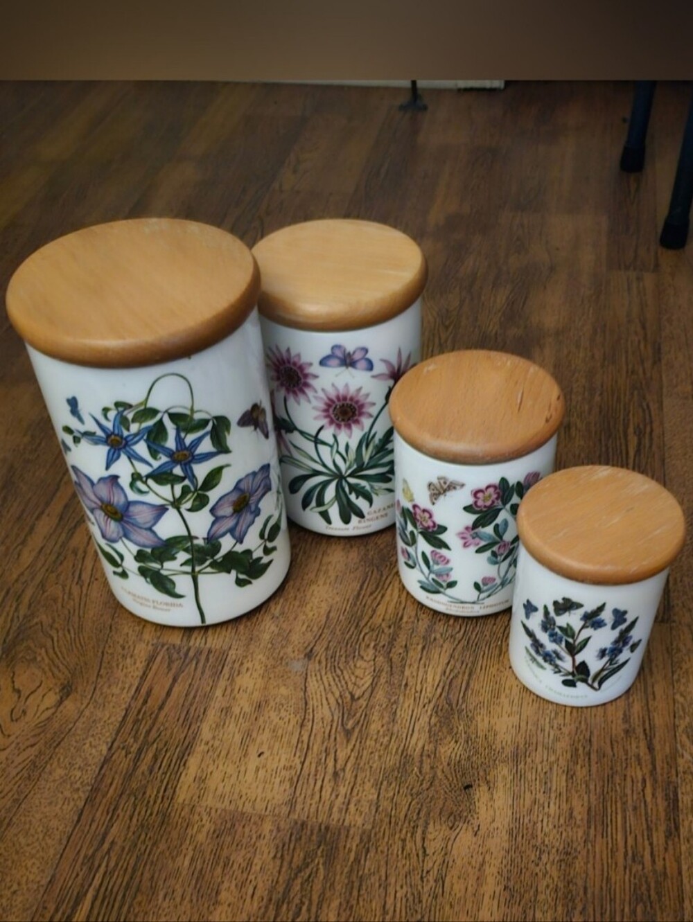 Portmeiron Botanic Garden Canister Set of 4